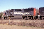 SP 9776 on NB waiting in the siding